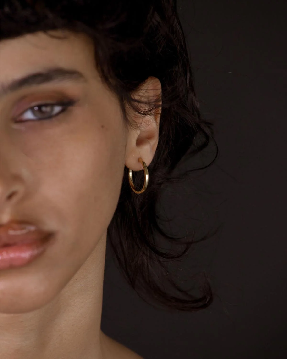 20mm Sleeper Hoops Sterling Silver - Image 6