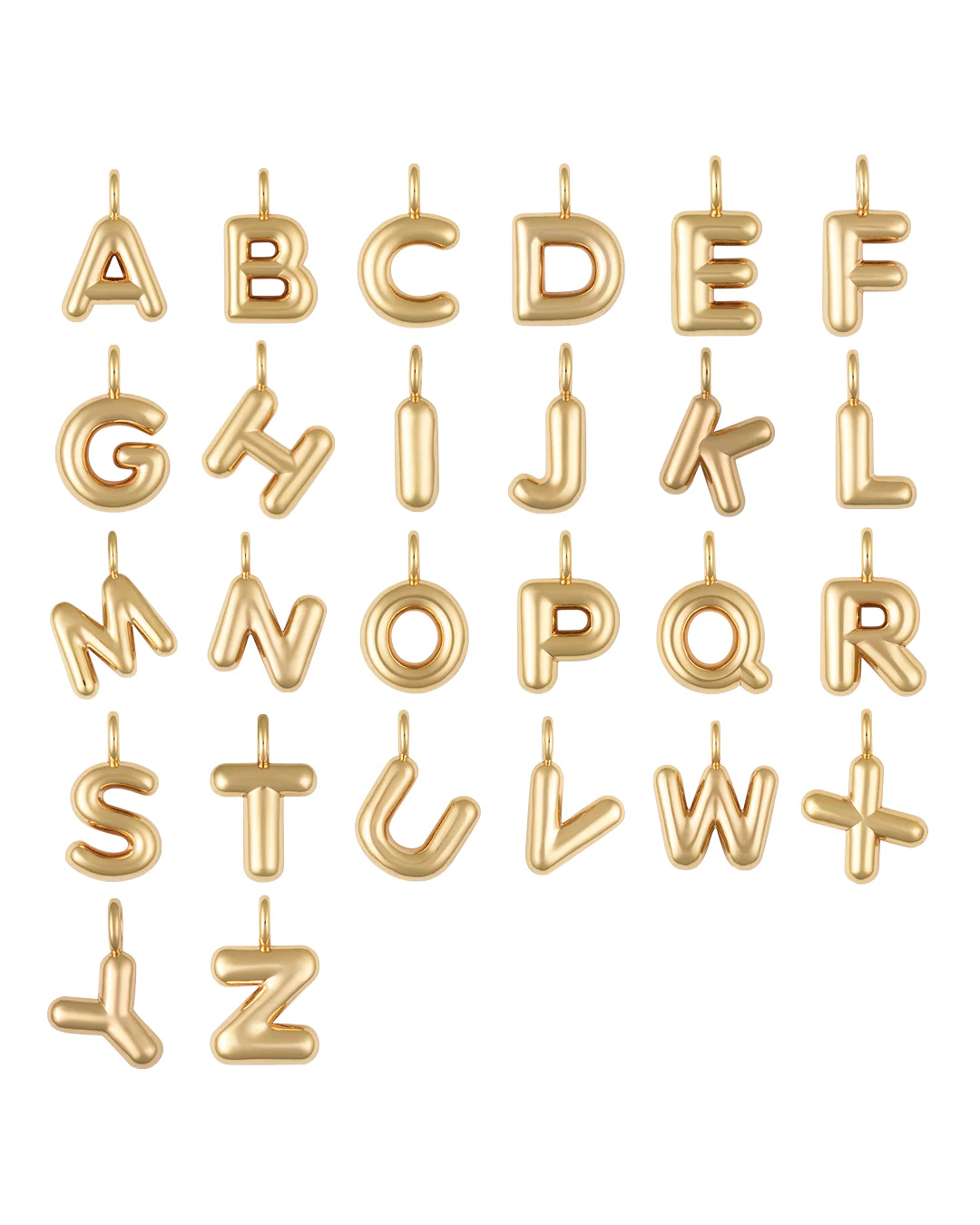 Big Bubble Initial Pendant