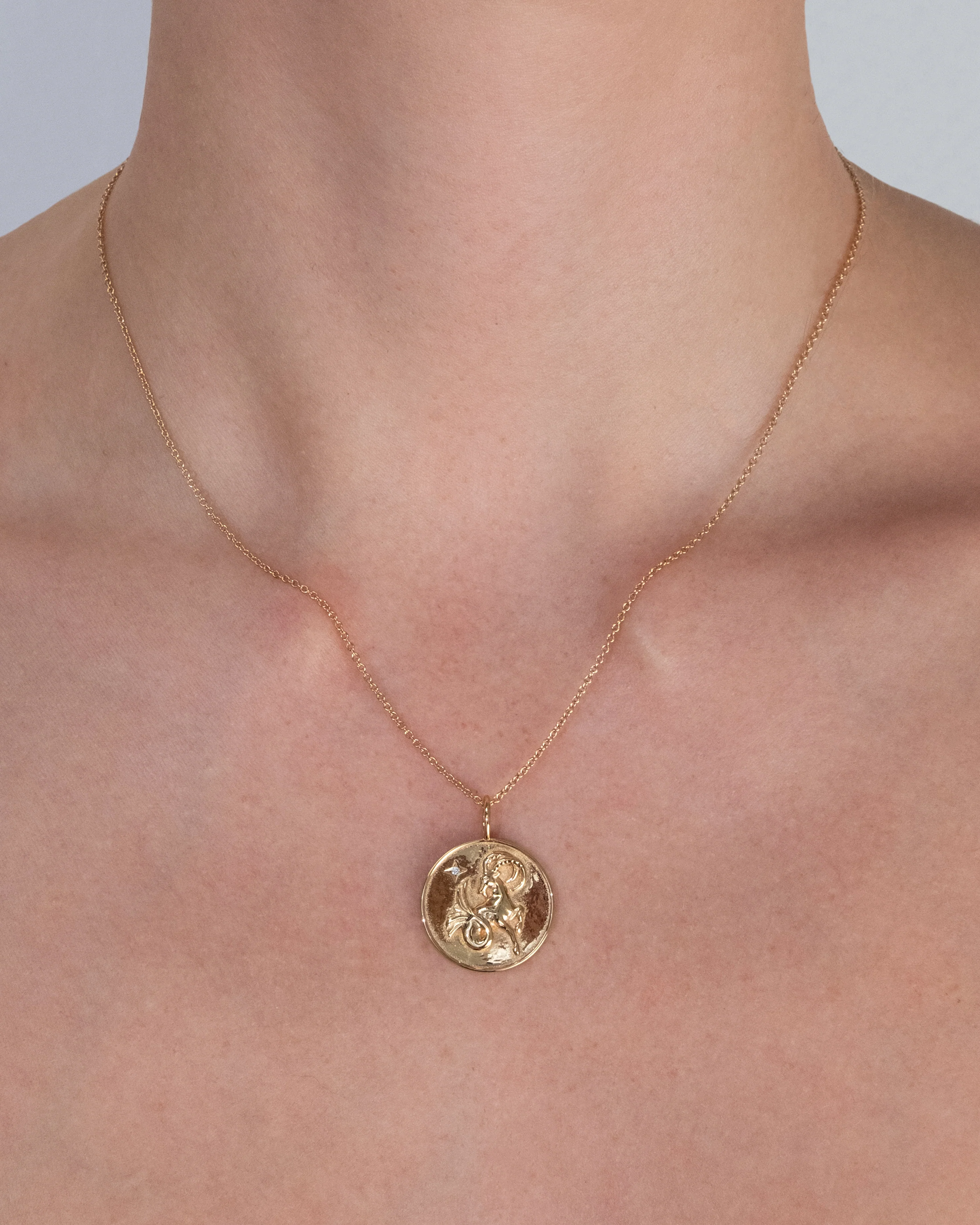 Capricorn Zodiac Necklace - Image 2