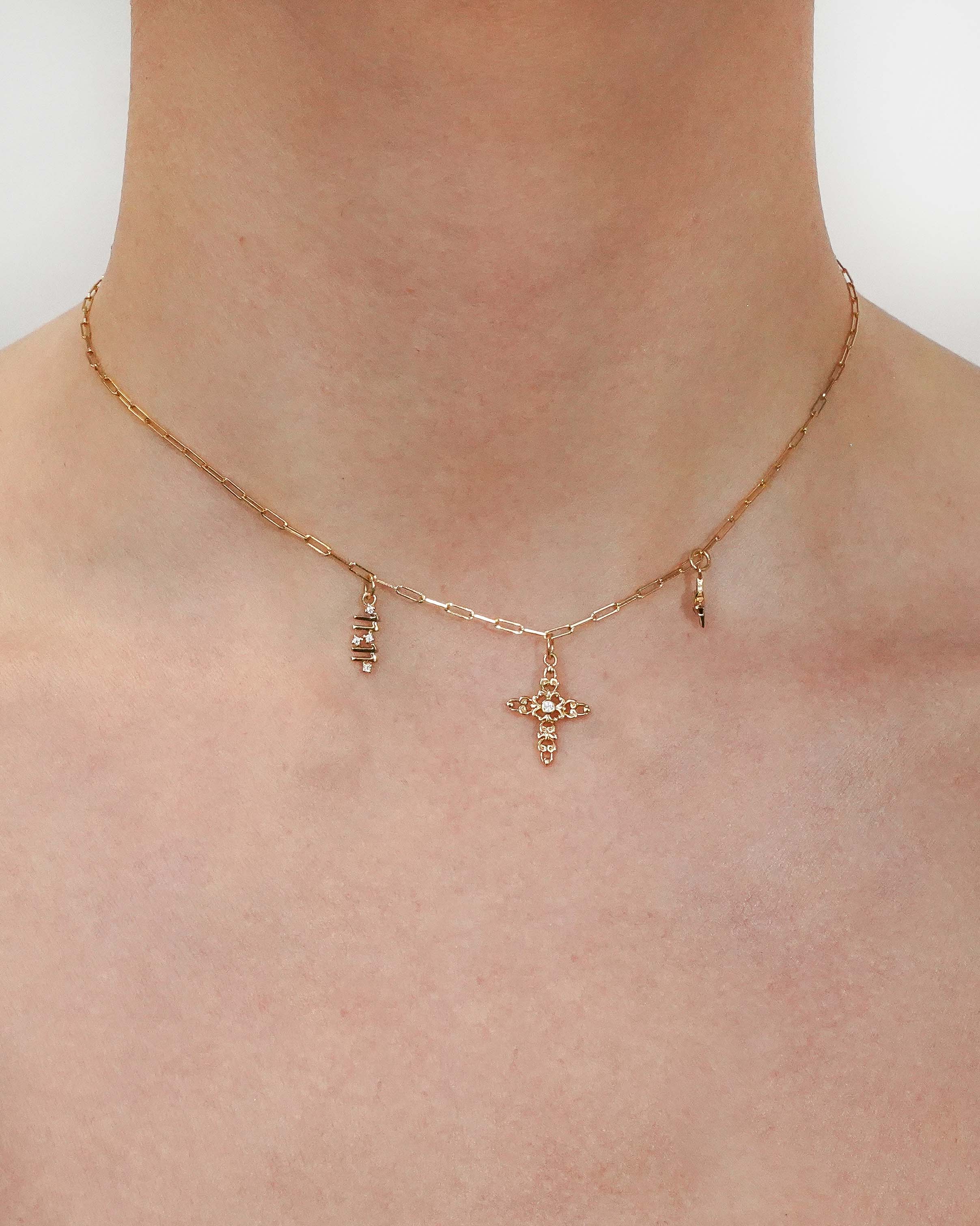 CHARM BAR Fine Block Choker - Image 2