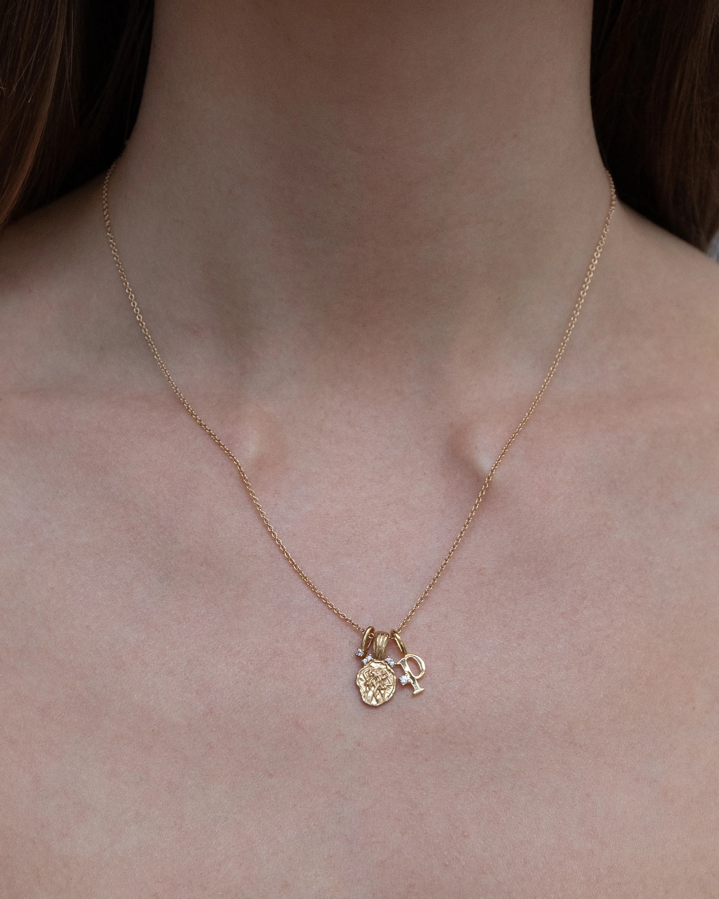 Letter Pendant | Recycled 14k Gold Vermeil - Image 4