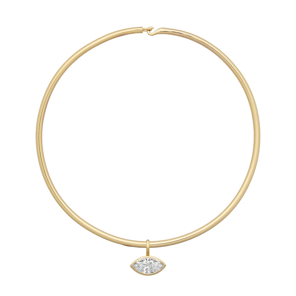 Marquise Bezel Collar Choker