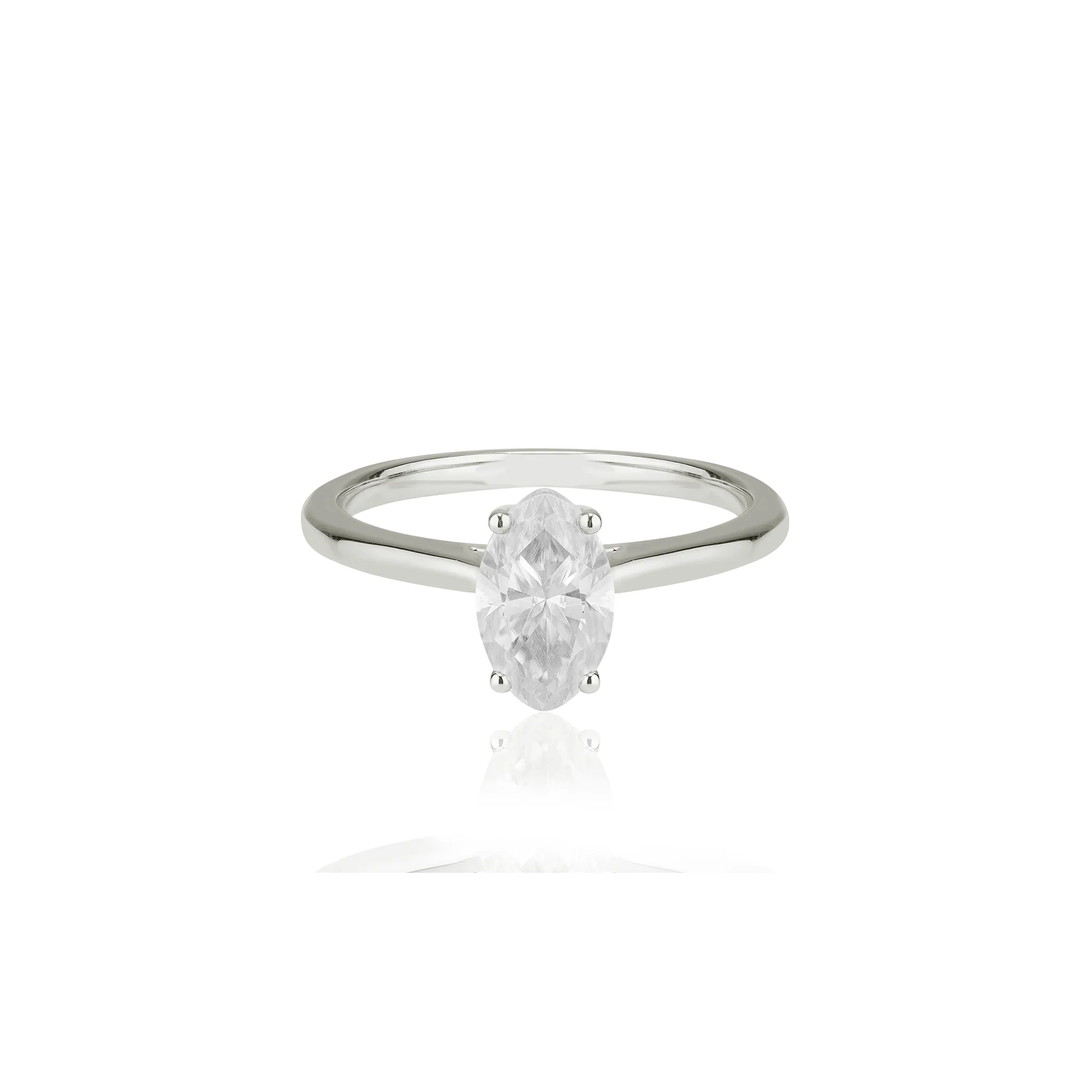 Marquise Moissanite Ring | 14k Solid Gold - Image 12