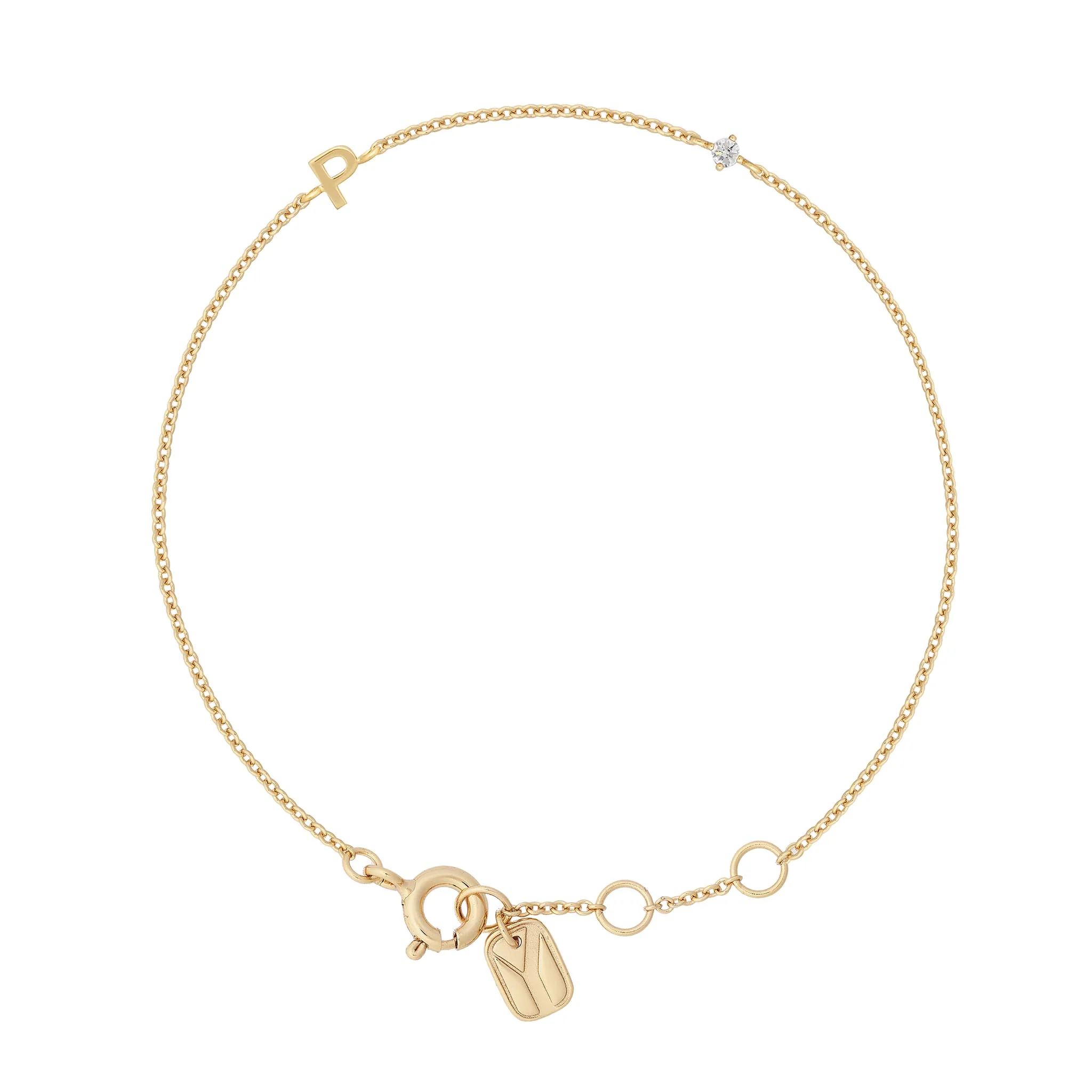 Petite Initial Bracelet - Image 28
