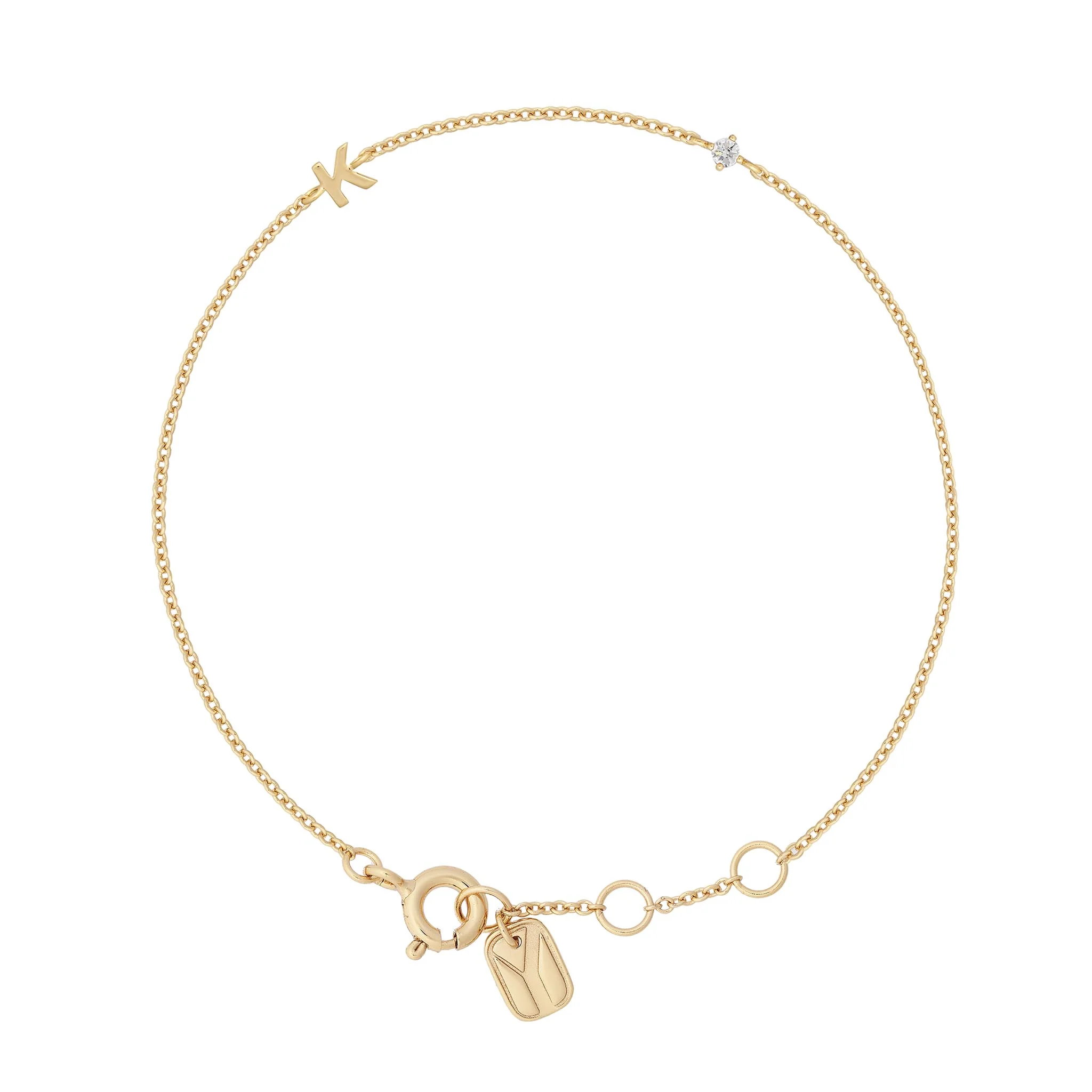 Petite Initial Bracelet - Image 32