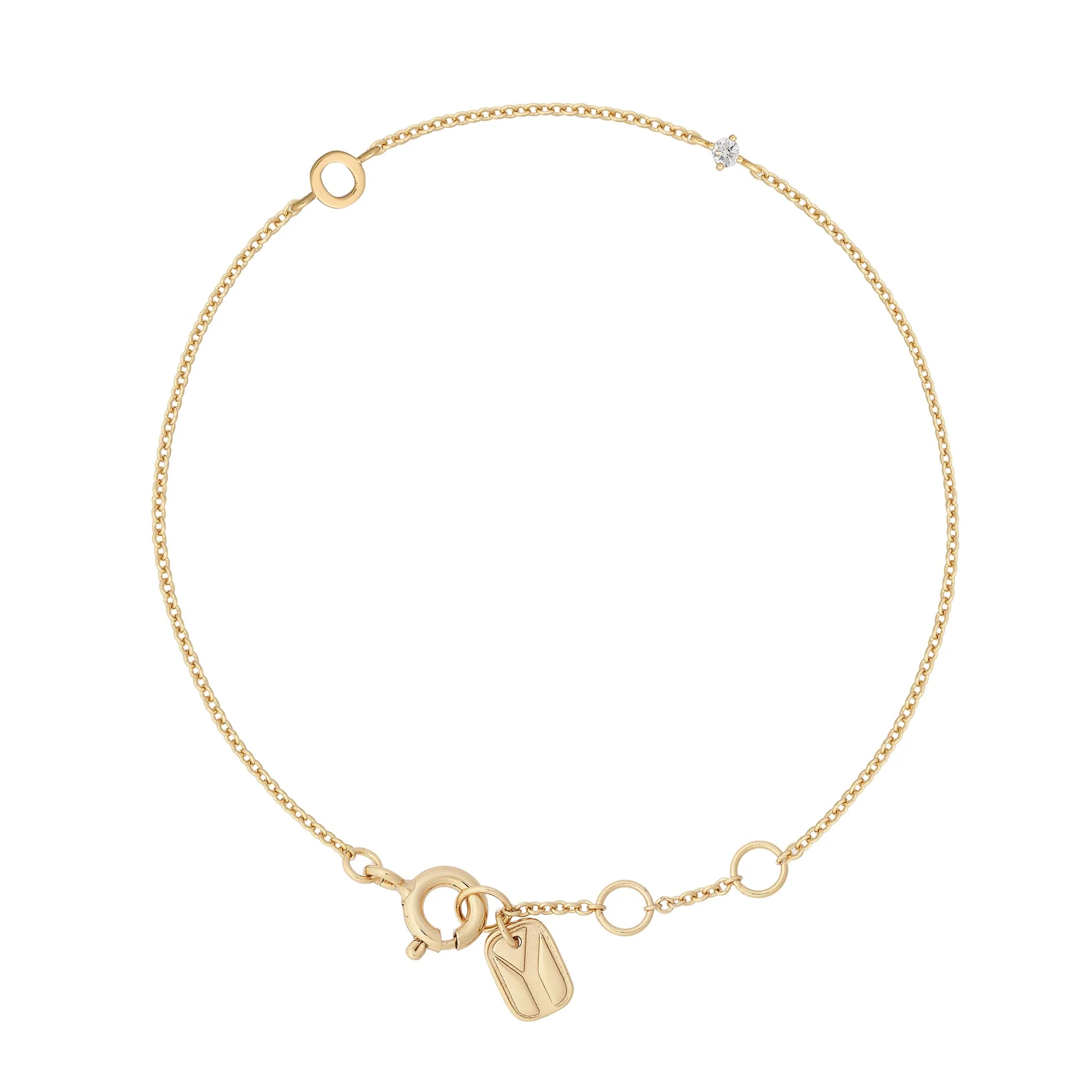 Petite Initial Bracelet - Image 33