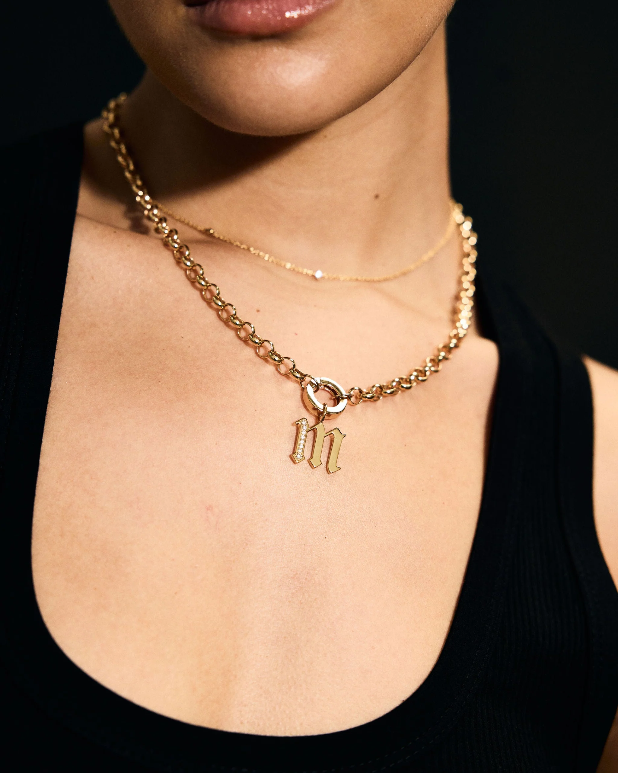 Roman Initial Pendant - Image 2