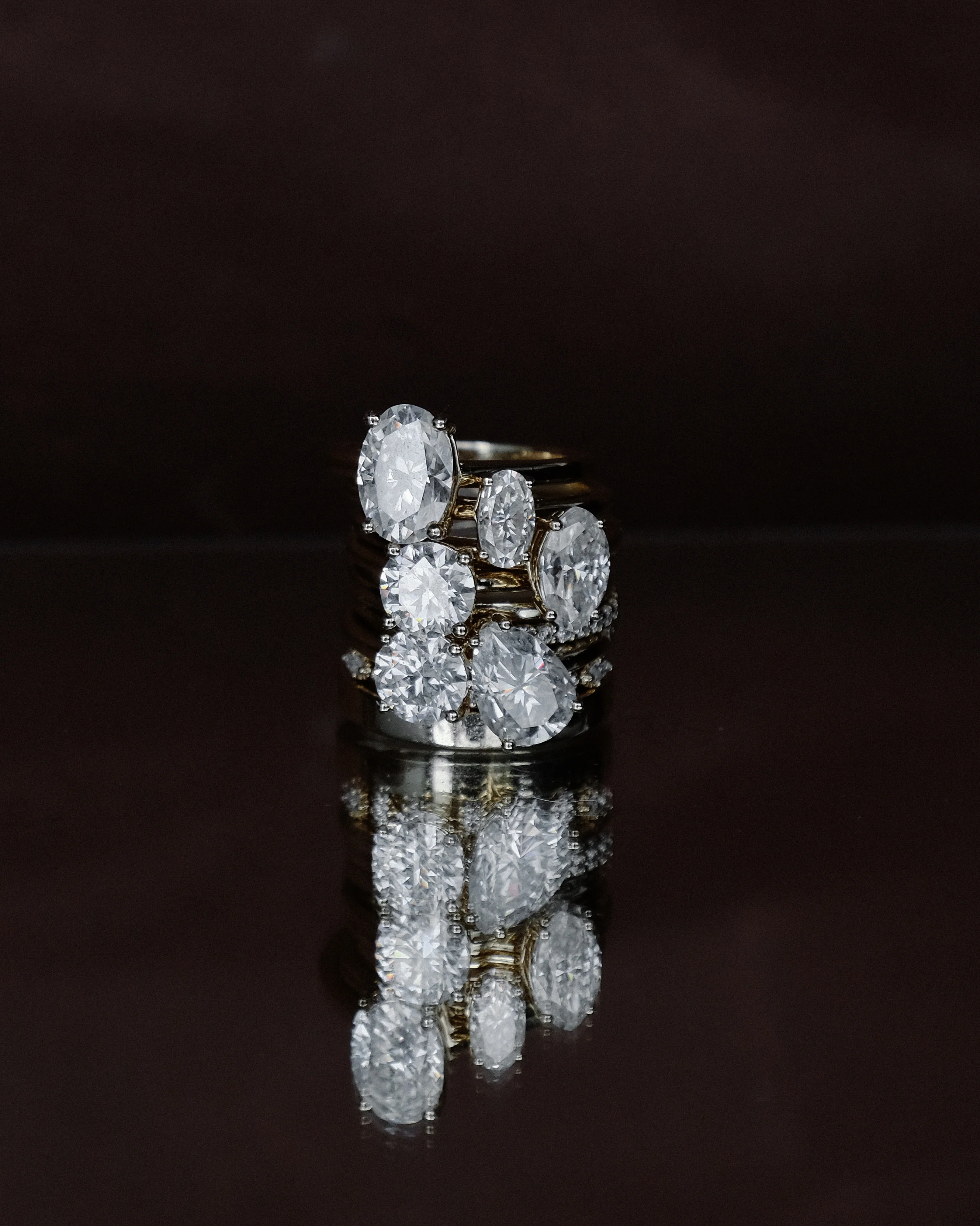 Round Moissanite Ring | 14k Solid Gold - Image 3
