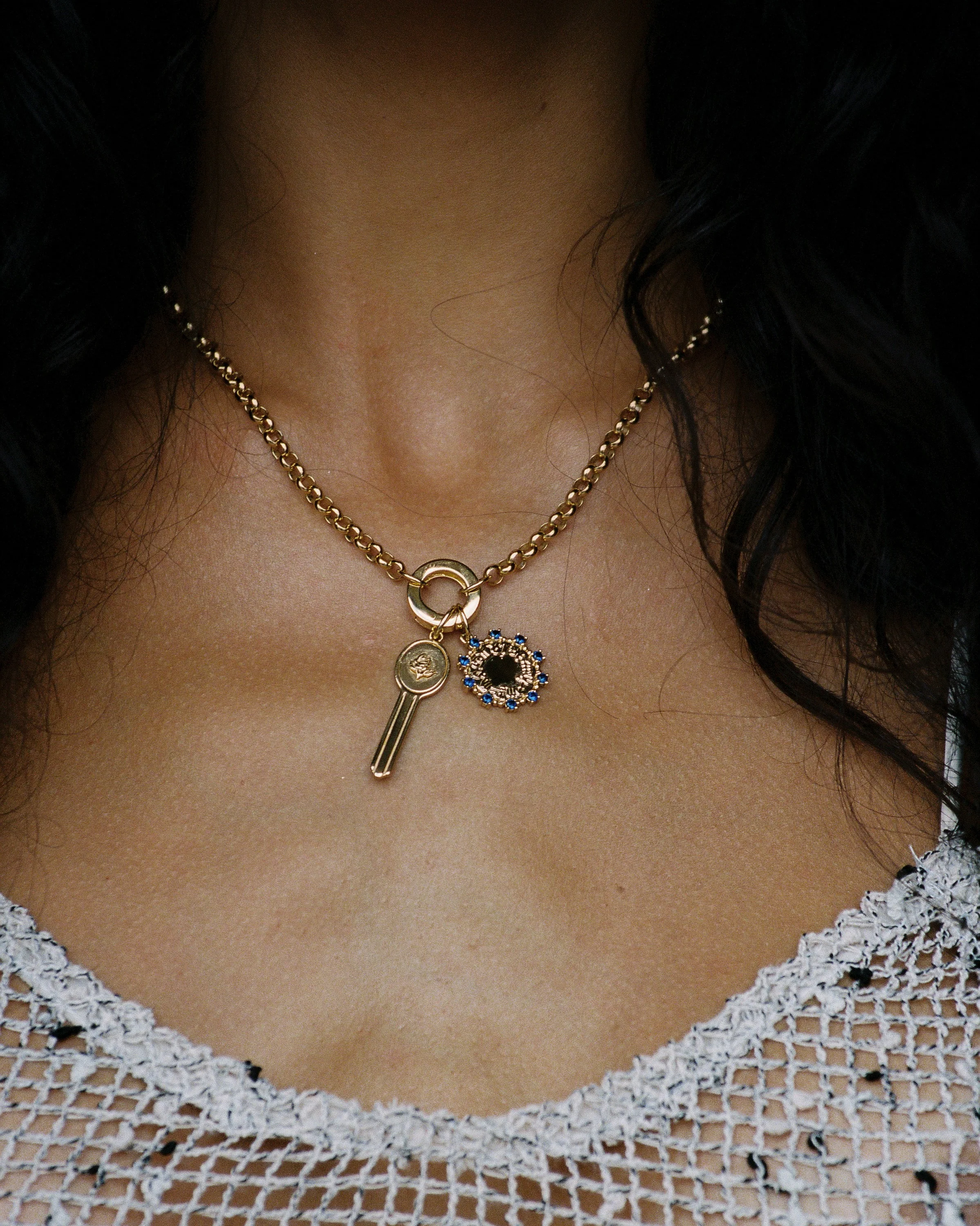 SYMBOLISM Cobalt Astrology Pendant - Image 2