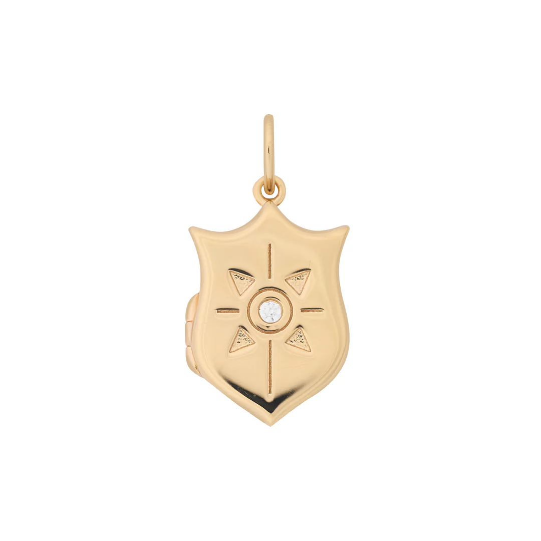 SYMBOLISM Shield Locket Pendant