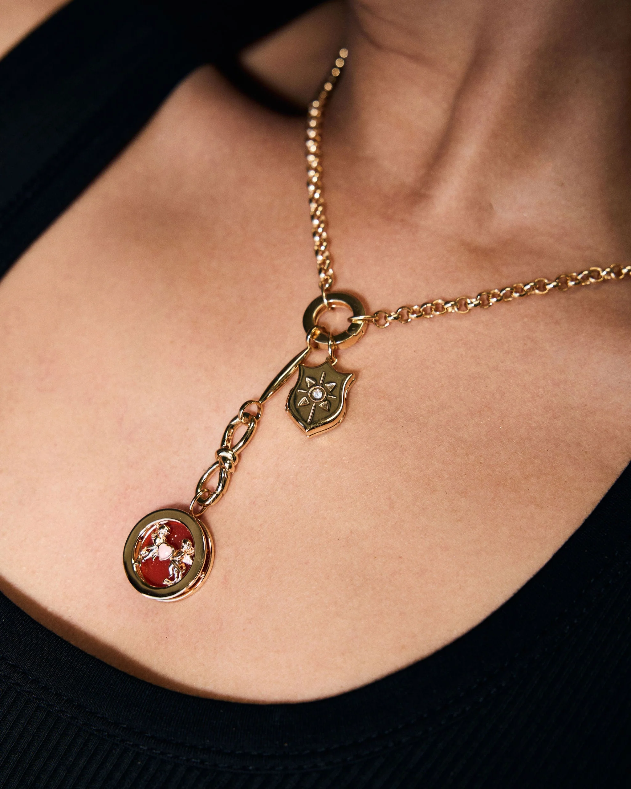 SYMBOLISM Shield Locket Pendant - Image 5