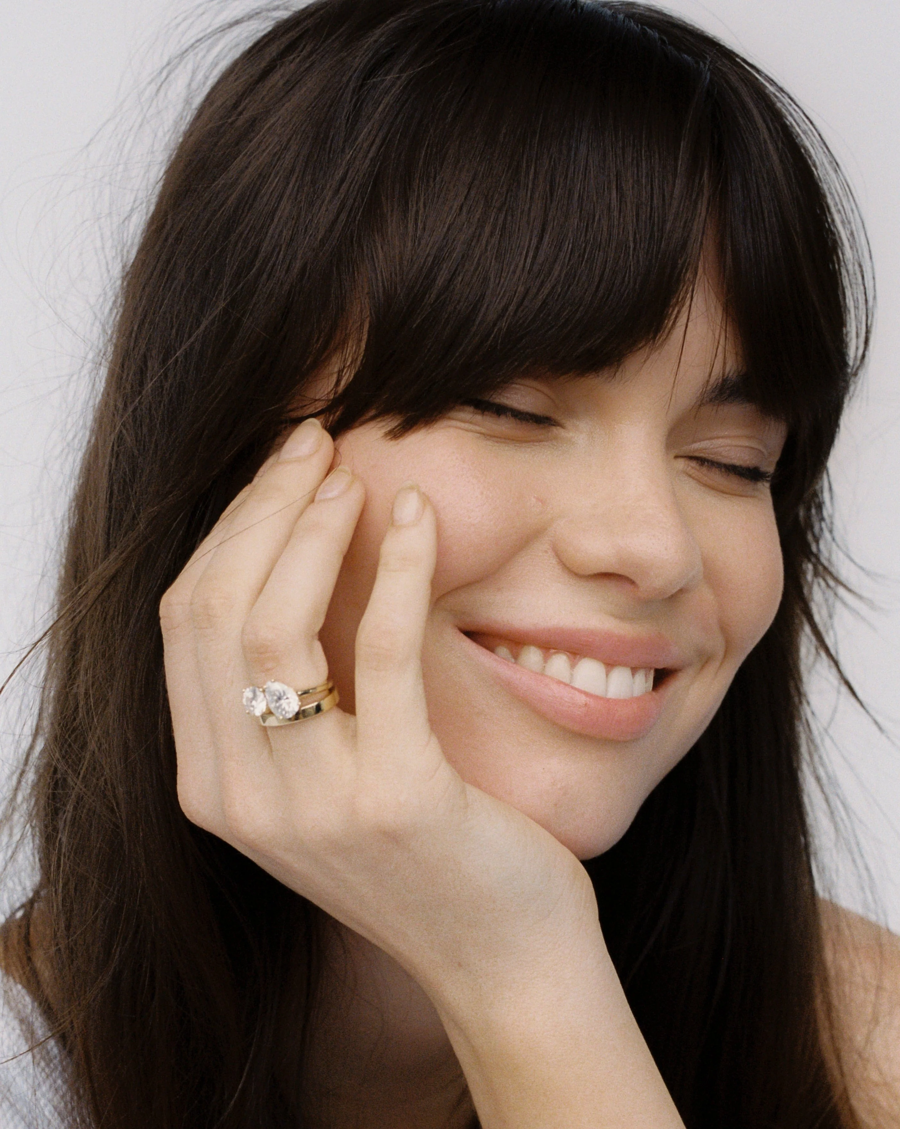 Toi Et Moi Moissanite Ring | Platinum - Image 3
